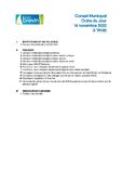 Ordre du jour du Conseil Municipal du 14 novembre 2022